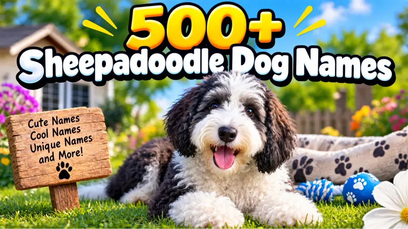 Sheepadoodle Dog Names